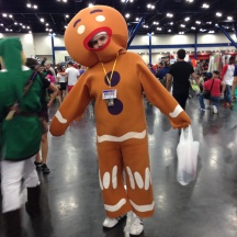Not my Gumdrop Button! The Gingerbread Man at ComicPalooza 2014