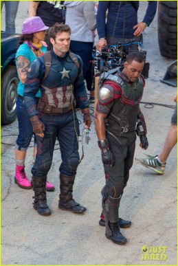 Captain America 3 Set Photo