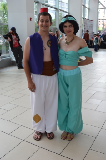 Jasmine and Aladdin Cosplay at Denver Comic Con 2015
