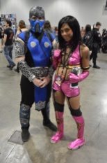 Sub-Zero and Mileena Cosplay at Denver Comic Con 2015